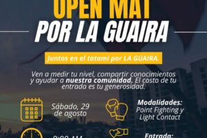 Juntos en el tatami por La Guaira