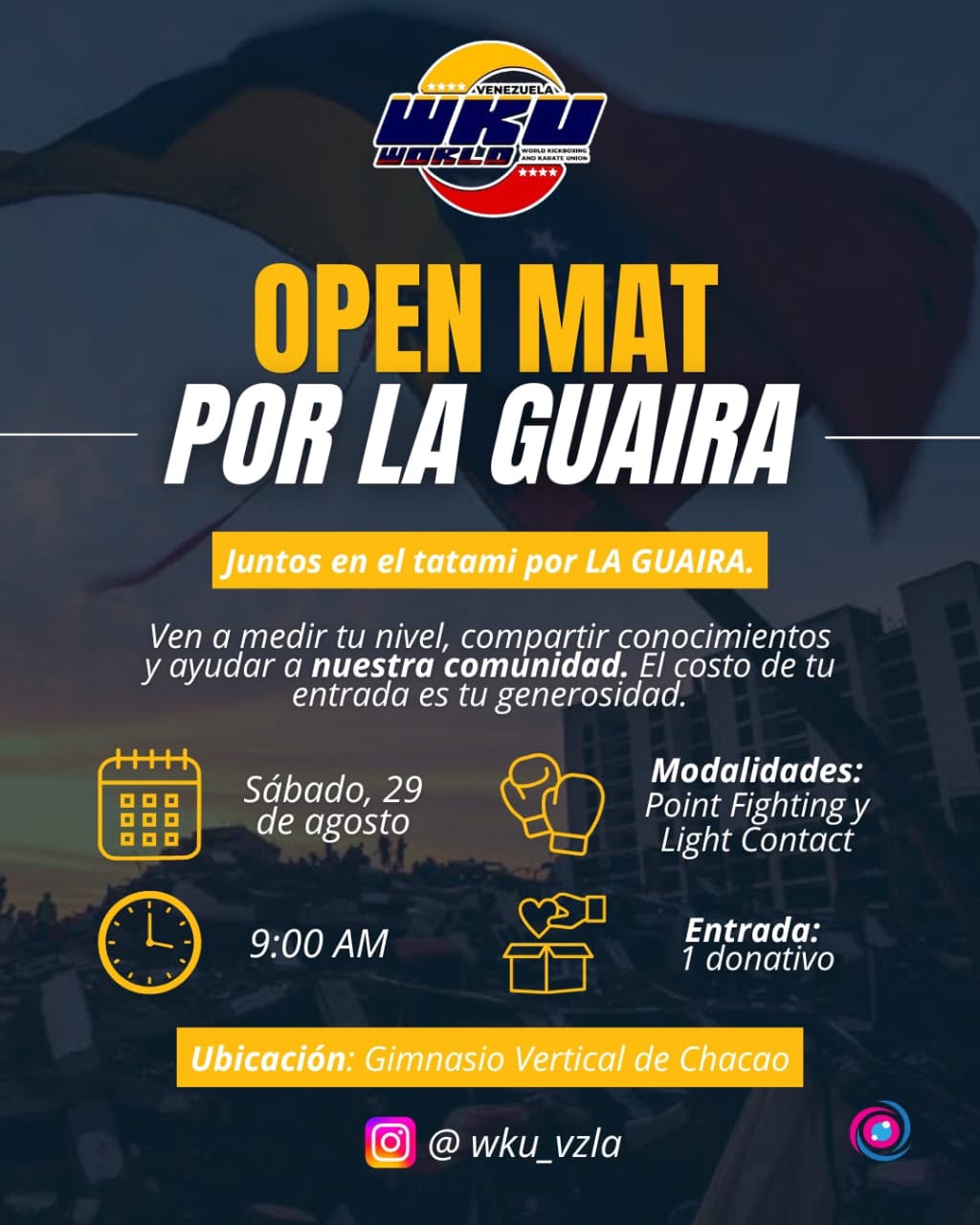 Juntos en el tatami por La Guaira