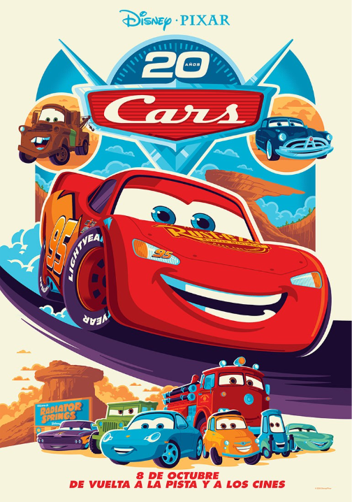 «Cars: Una aventura sobre ruedas», de Disney y Pixar, vuelve el 8 de octubre a la gran pantalla para celebrar su 20.º aniversario