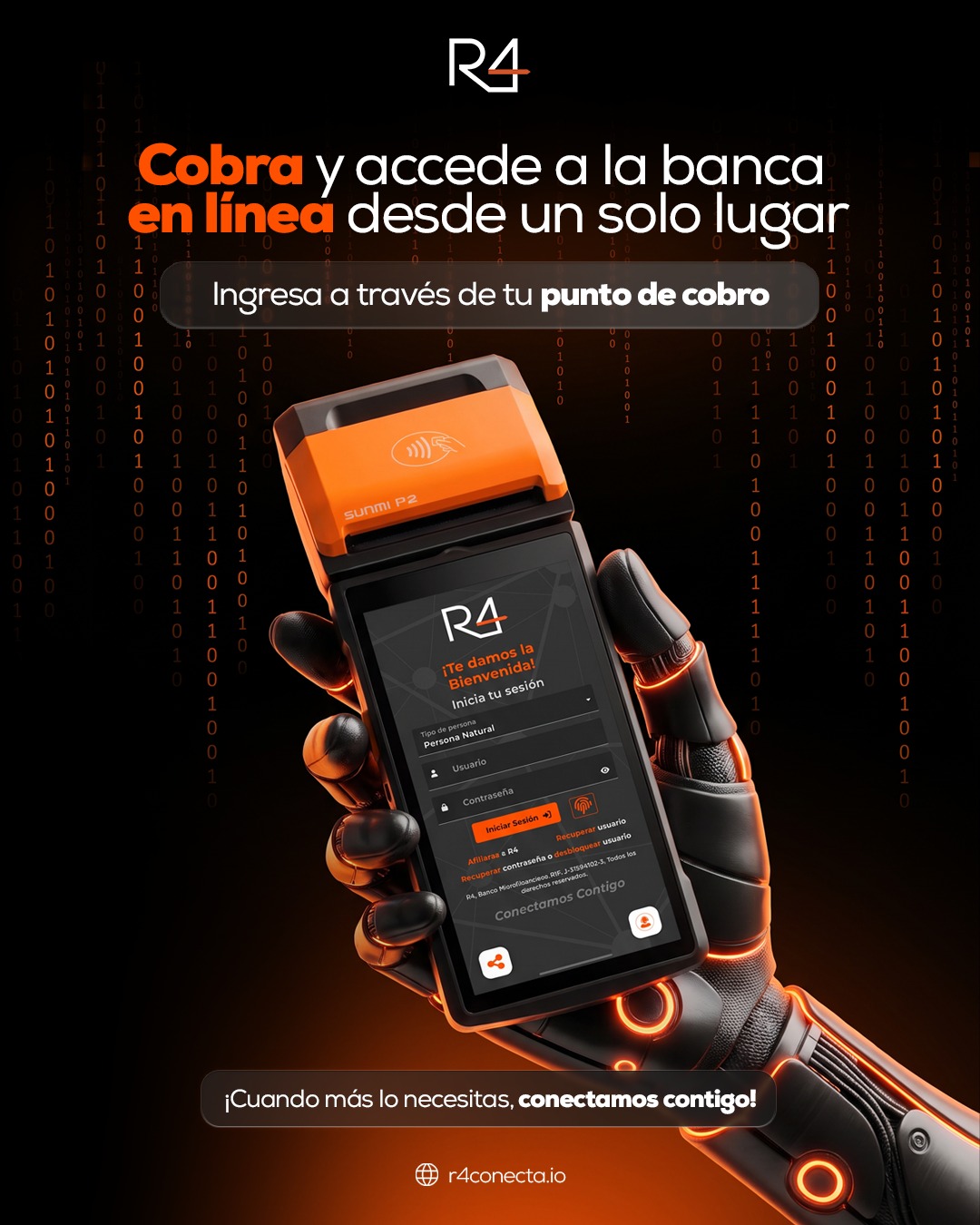 R4 integra toda su banca en línea en los puntos de venta
