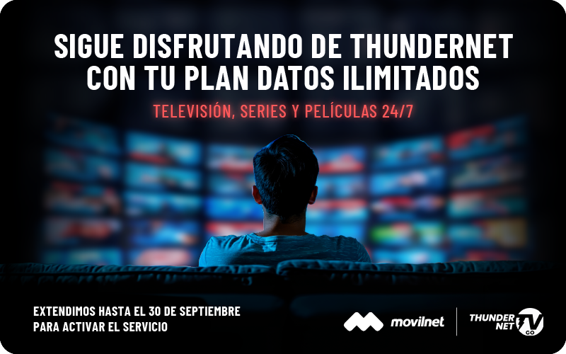 Alianza Movilnet – Thundernet continuará gratis hasta septiembre