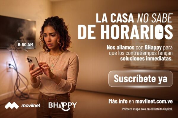 Movilnet se une a BHappy para brindarte soluciones en tu hogar