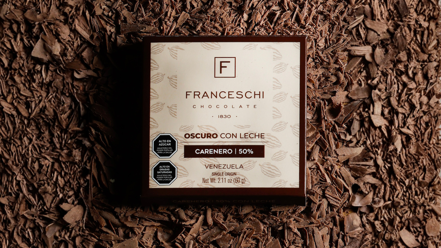 “Oscuro con leche Carenero 50%”: la nueva tableta de Franceschi Chocolate